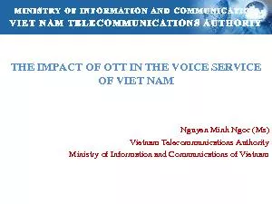 THE IMPACT OF OTT IN THE VOICE SERVICE