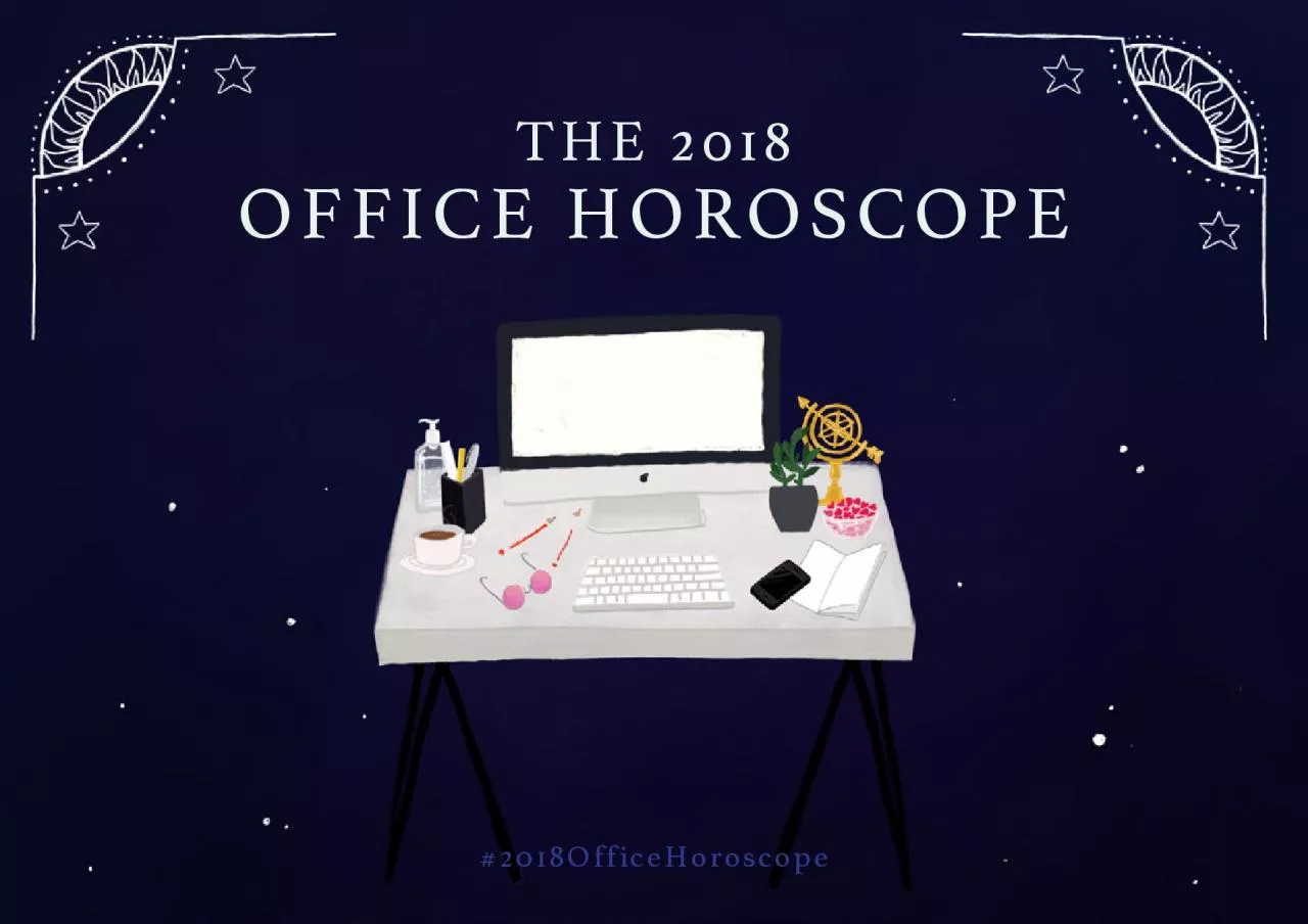 PDF-THE 2018 OFFICE HOROSCOPE#2018OfficeHoroscope