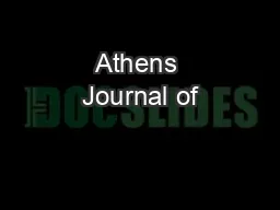 Athens Journal of