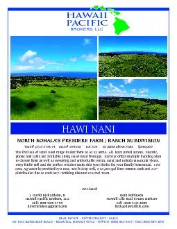 Hawaii Pacic Brokers, LLCBeth RobinsonHawaii Life Real Estate Bro