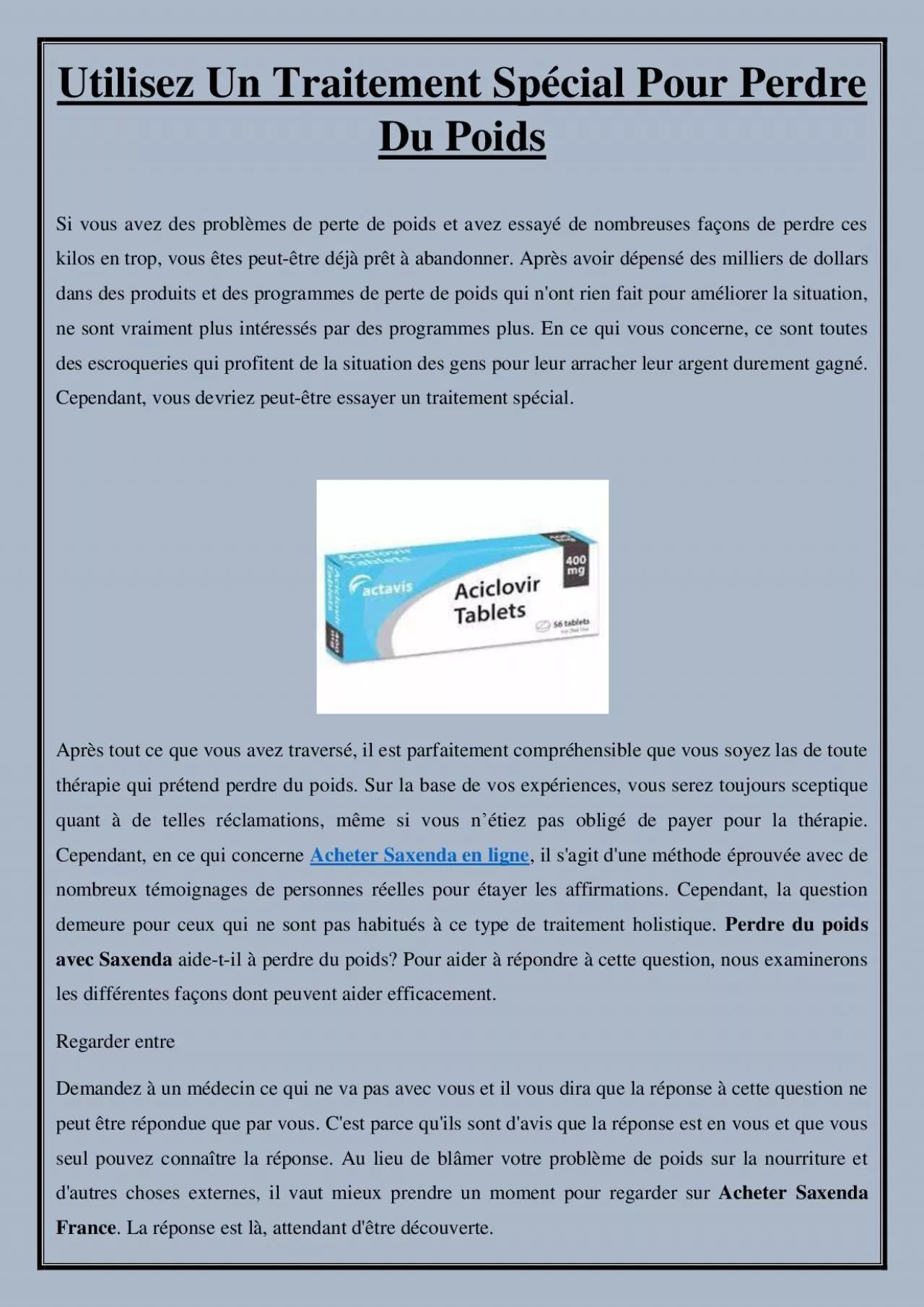 PDF-Utilisez Un Traitement Spécial Pour Perdre Du Poids