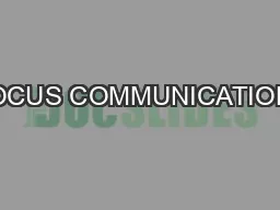 VOCUS COMMUNICATIONS