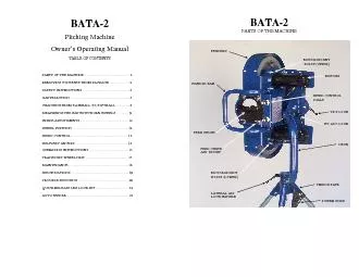 BATA-2 Pitching Machine Owner
