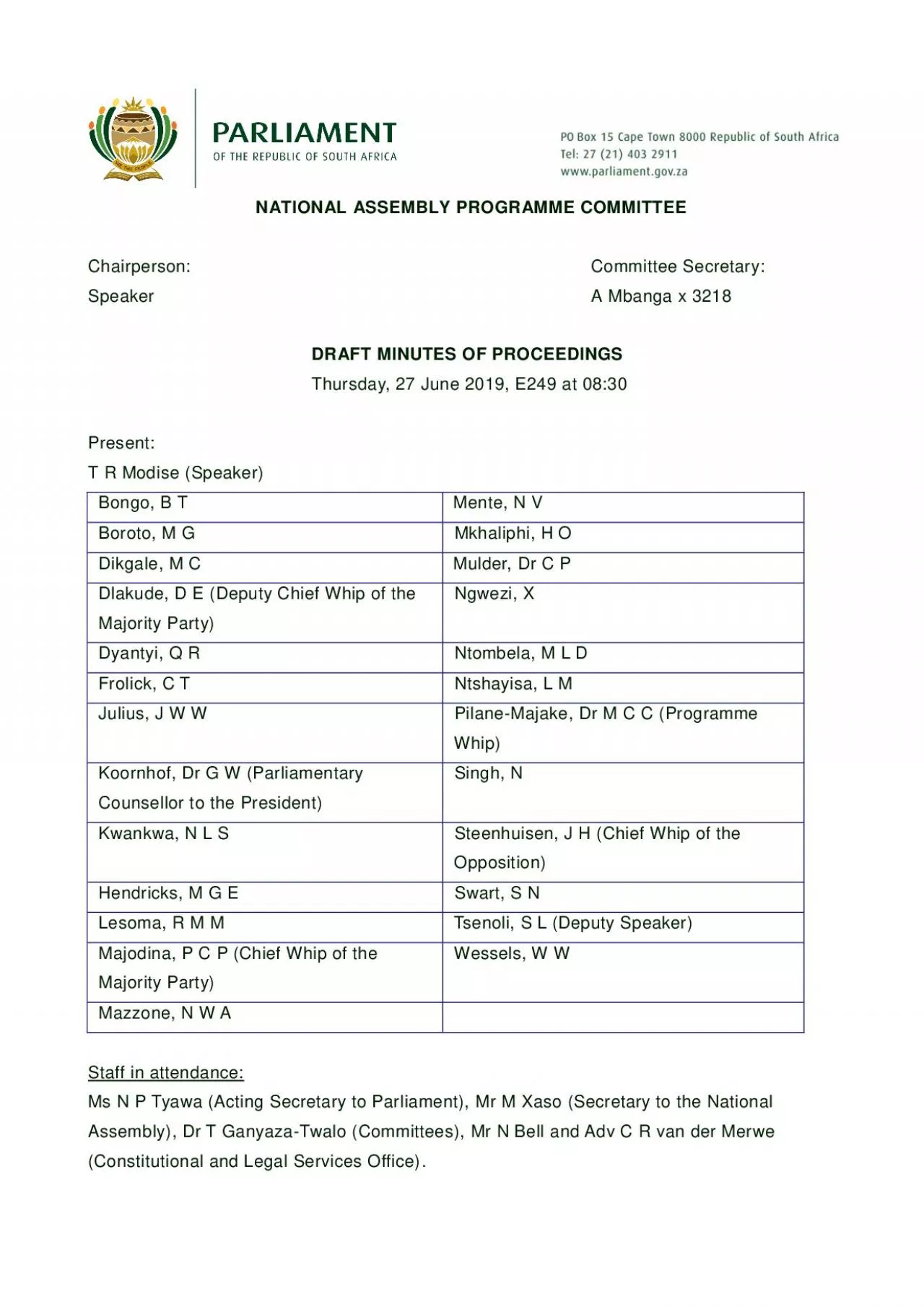 PDF-NATIONAL ASSEMBLY PROGRAMME COMMITTEE