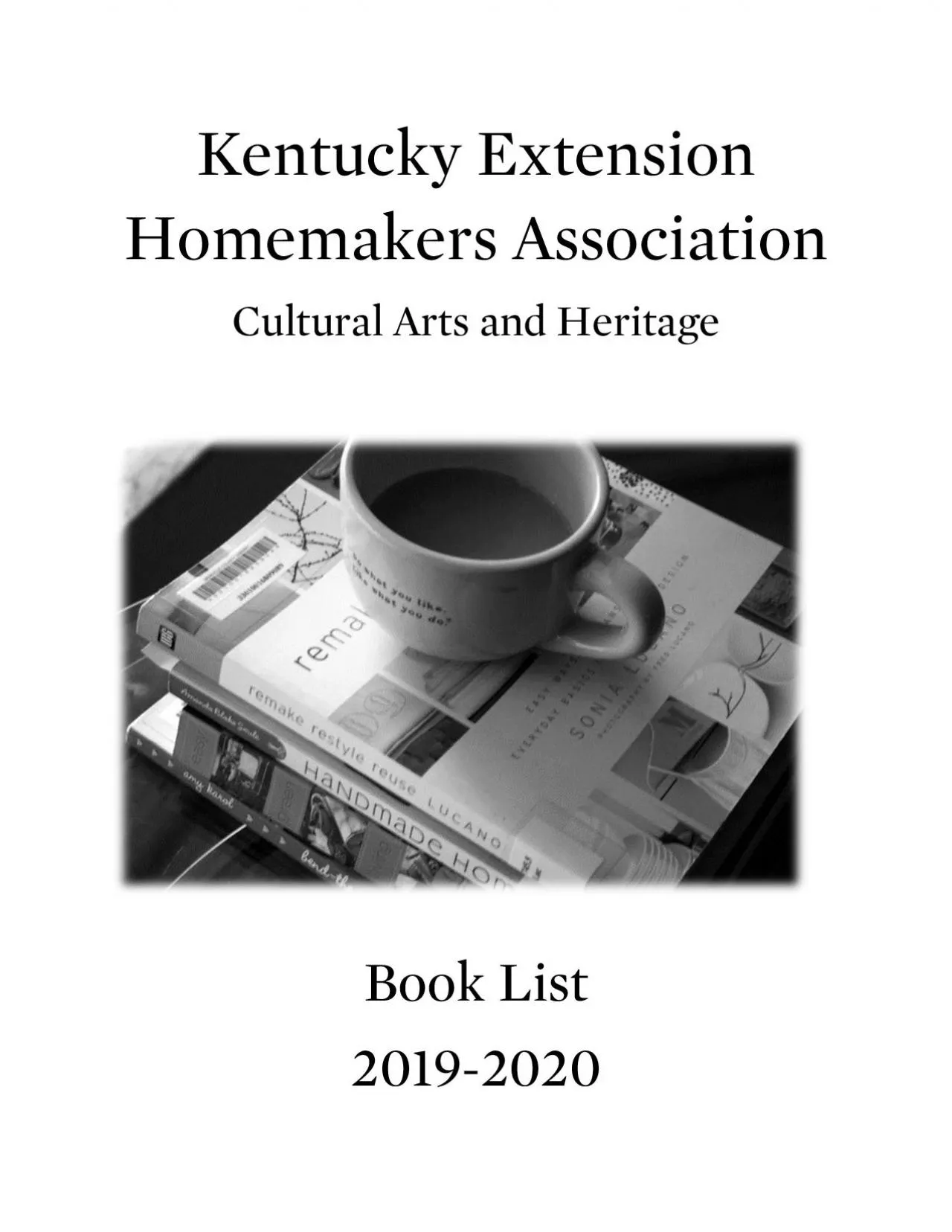 PDF-Kentucky Extension Homemakers Association Cultural Arts and Heritage