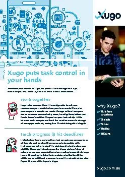 Transform your work with Xugo, the powerful task management app.
...