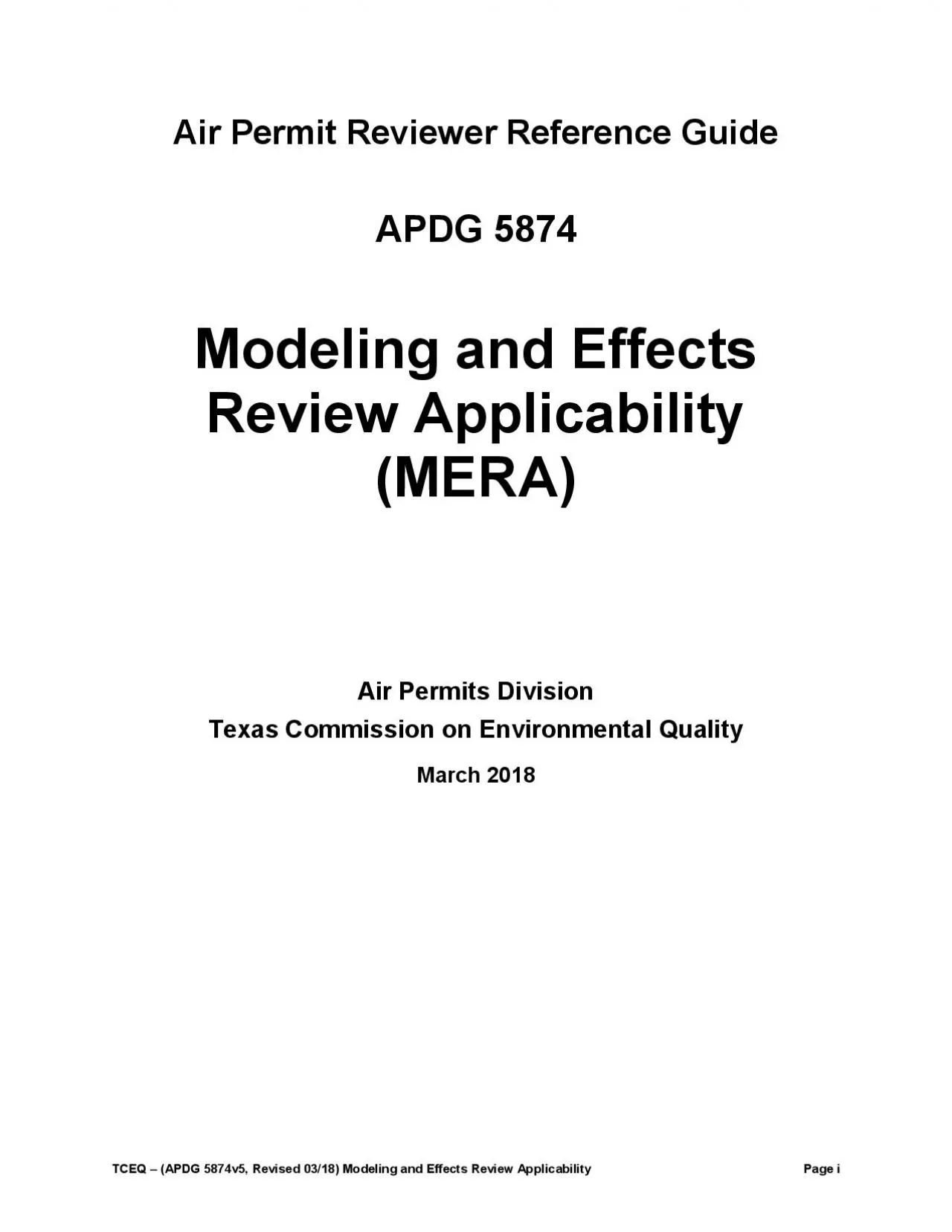 PDF-��TCEQ – (APGG D874vD, Revised 0) Modeling and Effects