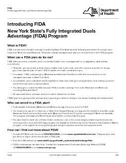 Introducing FIDANew York State’s Fully Integrated Duals