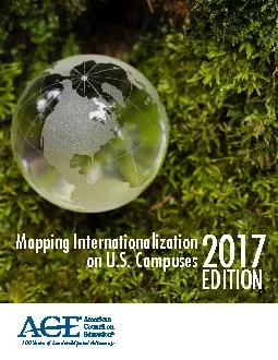 2017Mapping Internationalization on U.S. Campuses