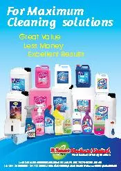 Great Value  Less Money    Excellent ResultsFor Maximum Cleaning  solu