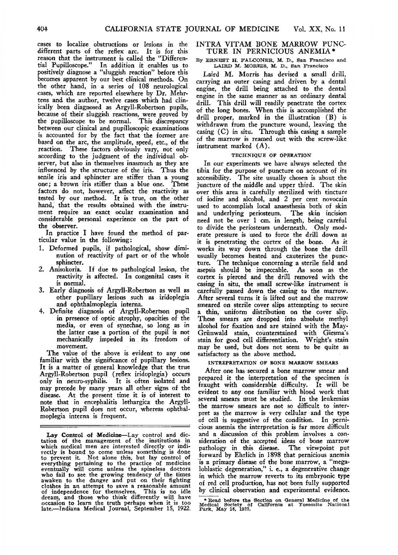 PDF-404CALIFORNIASTATEJOURNALOFMEDICINEVol.XX,No.11casestolocalizeobstruct