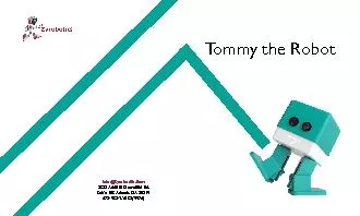 Tommy the Robot