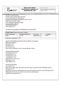 PDF-SAFEY DATA SHEET