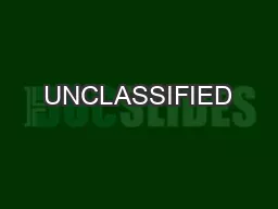 UNCLASSIFIED