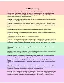 Below we have compiled a list of terms related to both the LGBTQIA com