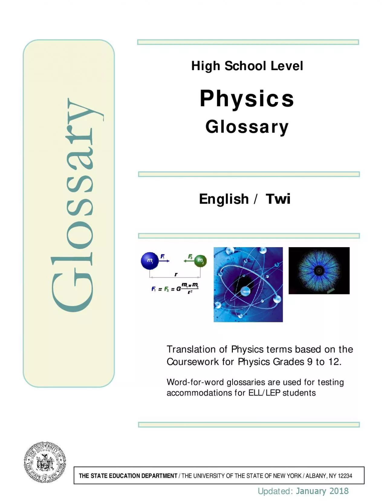 PDF-��PHYSICS GLOSSARY HIGH SCHOOL LEVEL��NYS