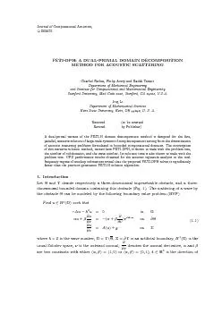 JournalofComputationalAcoustics,fcIMACSFETI-DPH:ADUAL-PRIMALDOMAINDECO