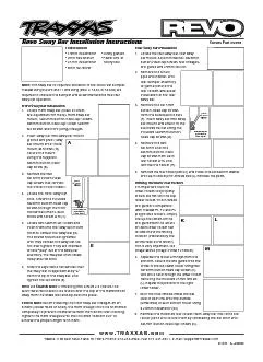 PDF-Rear Sway Bar InstallationGC RemoveHC RemoveIC Remove