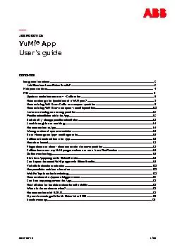 ABB ROBOTICS YuMiUser’sguideContentsIntegrator functions