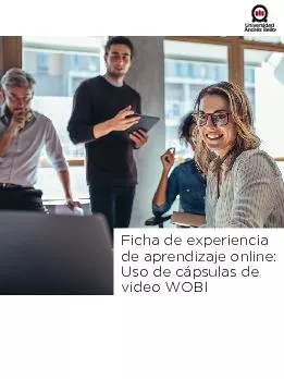 Ficha de experiencia de aprendizaje online: