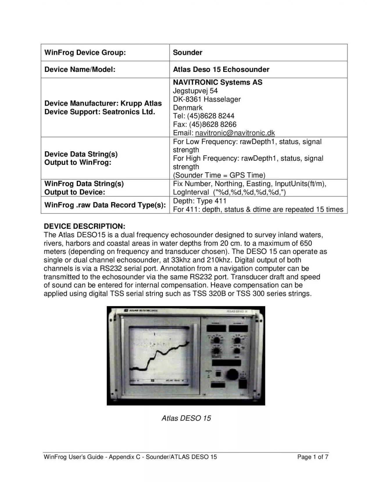 PDF-WinFrog Users Guide - Appendix C - Sounder/ATLAS DESO 15 Page 2 of 7