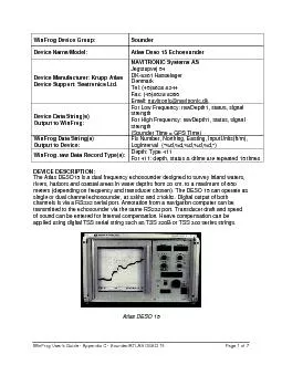 WinFrog Users Guide - Appendix C - Sounder/ATLAS DESO 15 Page 2 of 7