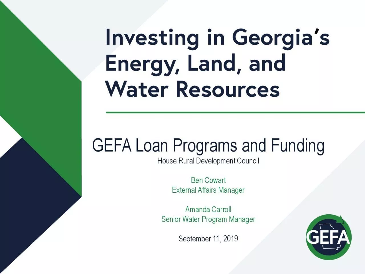 PDF-GEFA Loan Programs and Funding