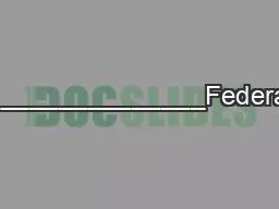 _______________Federal