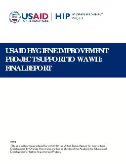 USAID/HIP Support to WAWI I