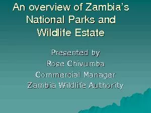 An overview of Zambia’s