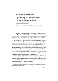 PDF-How Within-District Some Schools to Fail