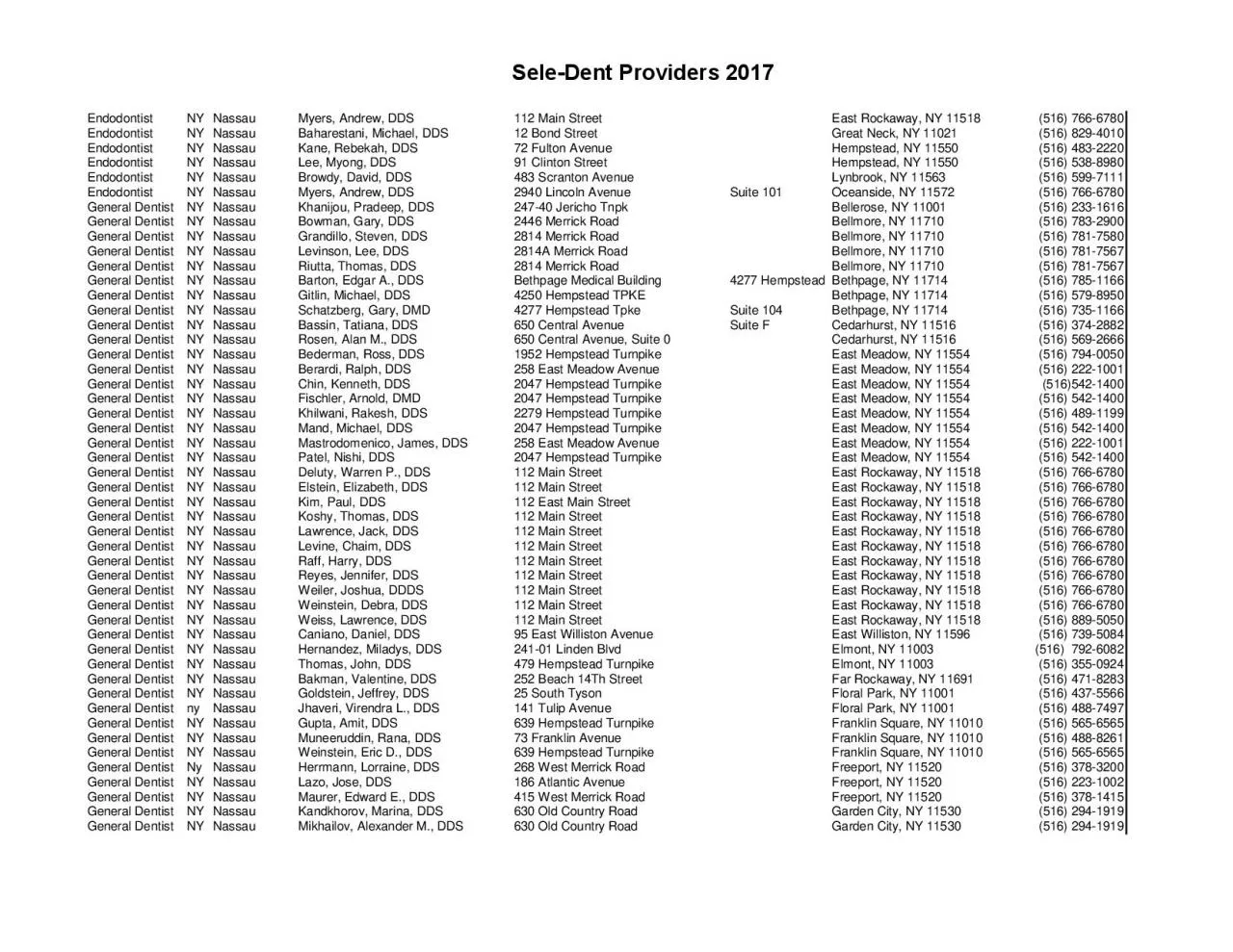 PDF-Sele-Dent Providers 2017