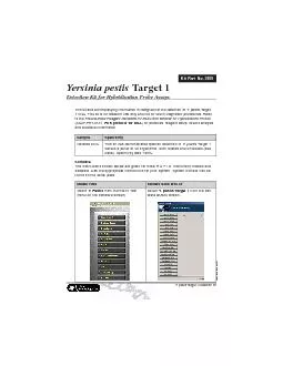 PDF-Y. pestis Target 1 Detection Kit