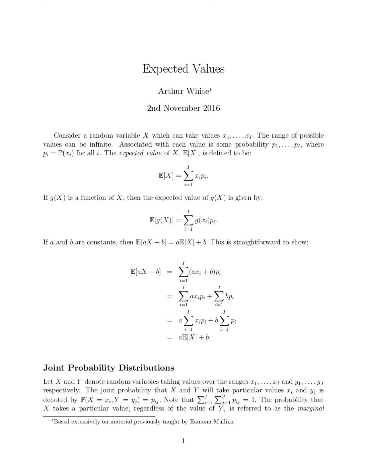 PDF-ExpectedValuesArthurWhite2ndNovember2016ConsiderarandomvariableXwh