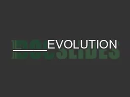_____EVOLUTION