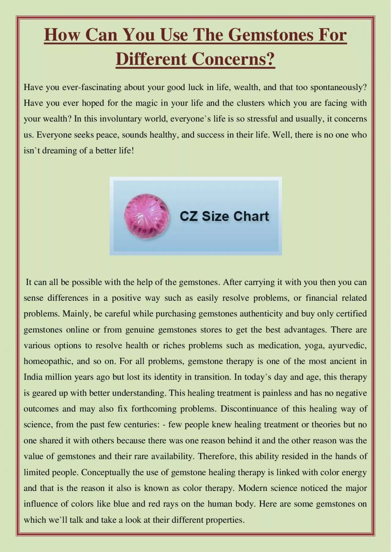 PDF-How can you use the gemstones for different concerns?