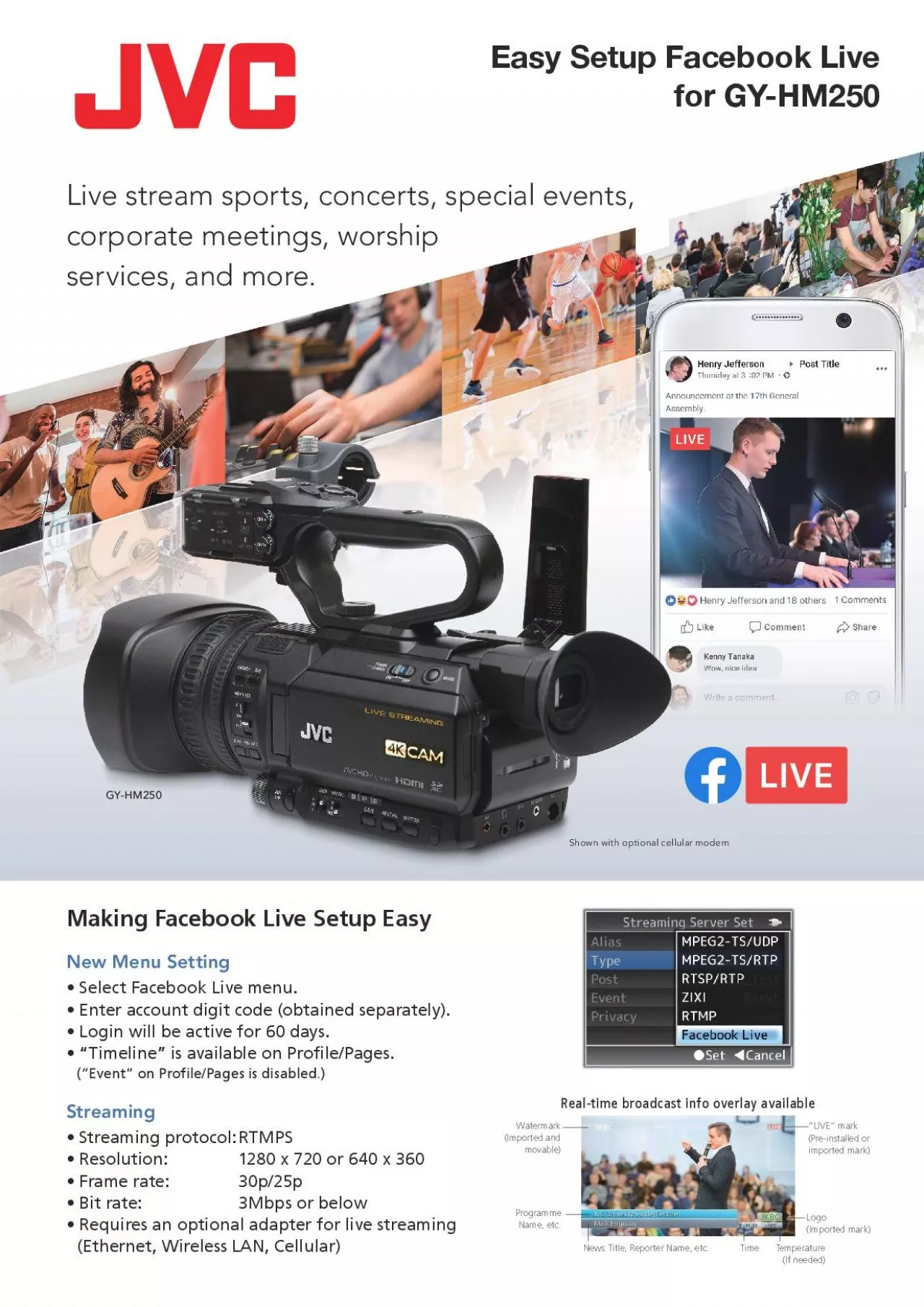 PDF-Making Facebook Live Setup Easy