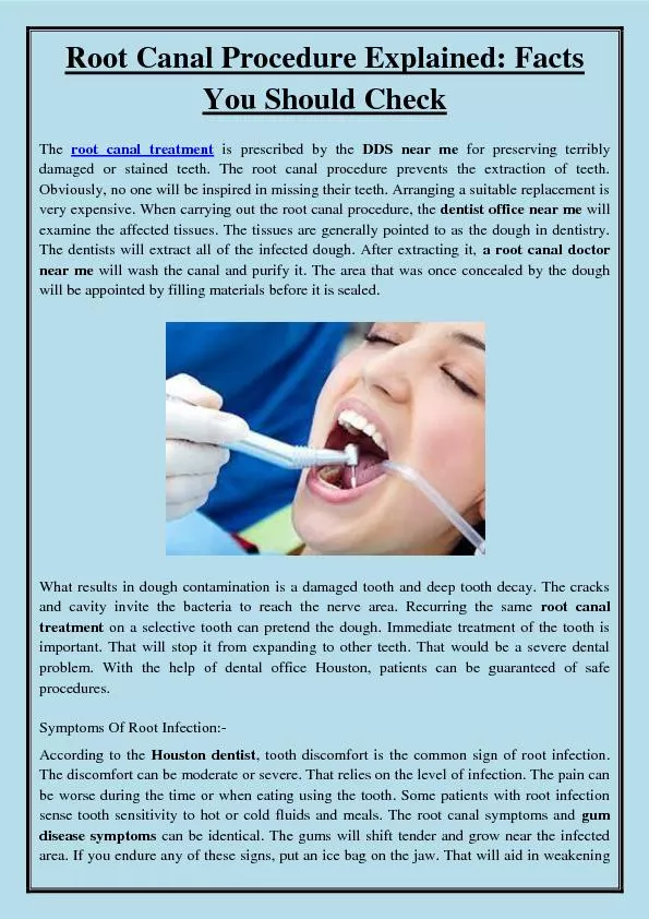 Root Canal Procedure Explained: Facts You Should Check