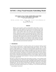 DeViSE A Deep VisualSemantic Embedding Model Andrea Fr