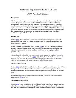 Conformity Requirements for State UC Laws