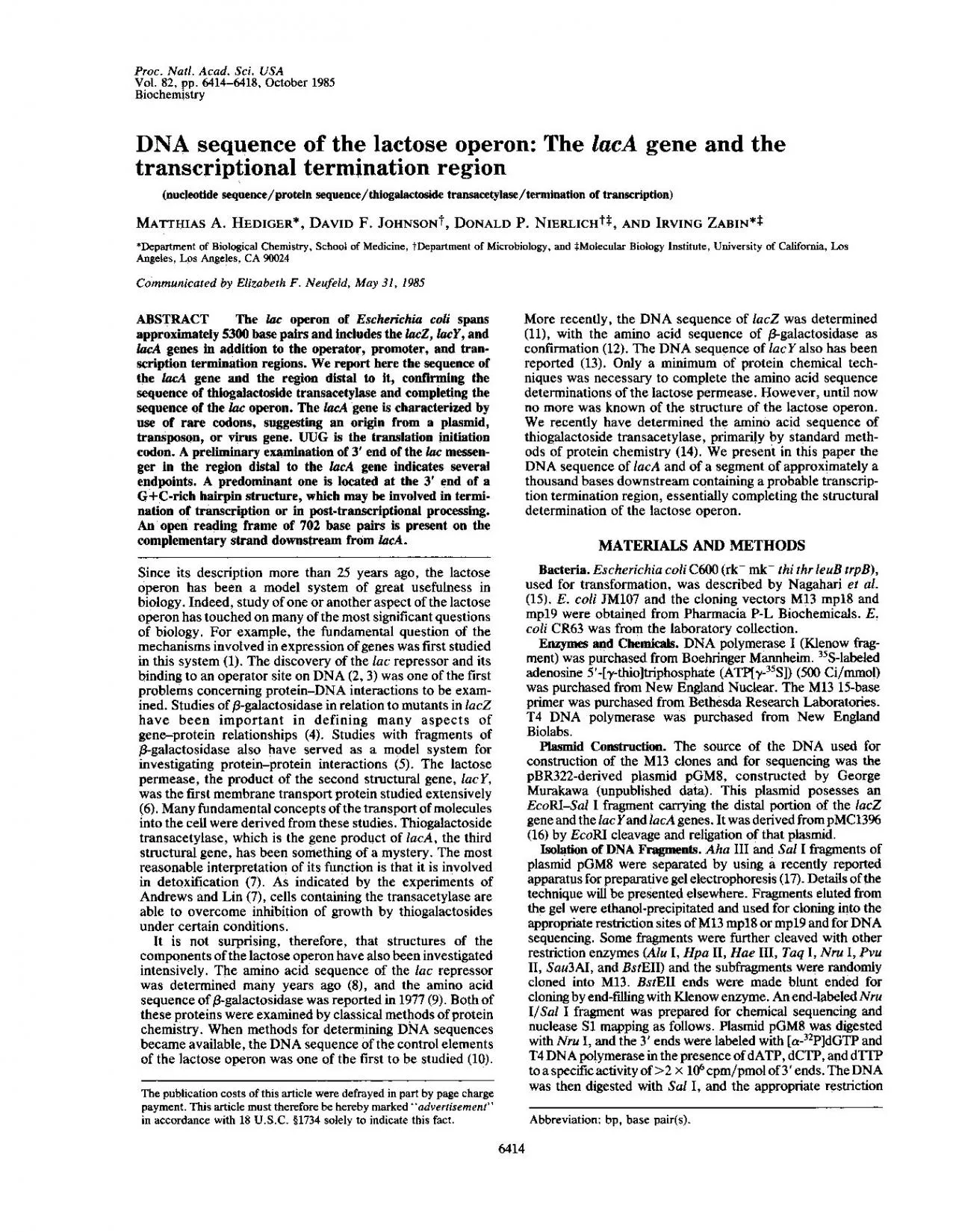 PDF-Proc.Natl.Acad.Sci.USAVol.82,pp.6414-6418,October1985BiochemistryDNAse