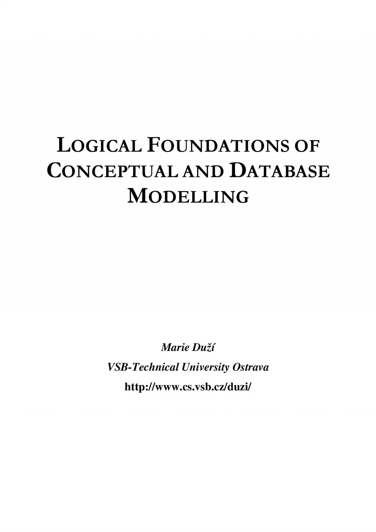 PDF-LOUNDATIONS OF CONCEPTUAL AND D Marie Du