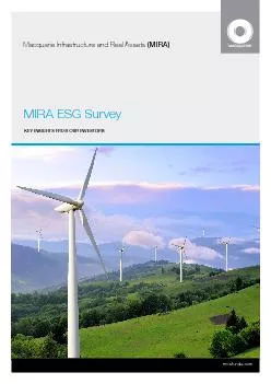 MIRA ESG Survey