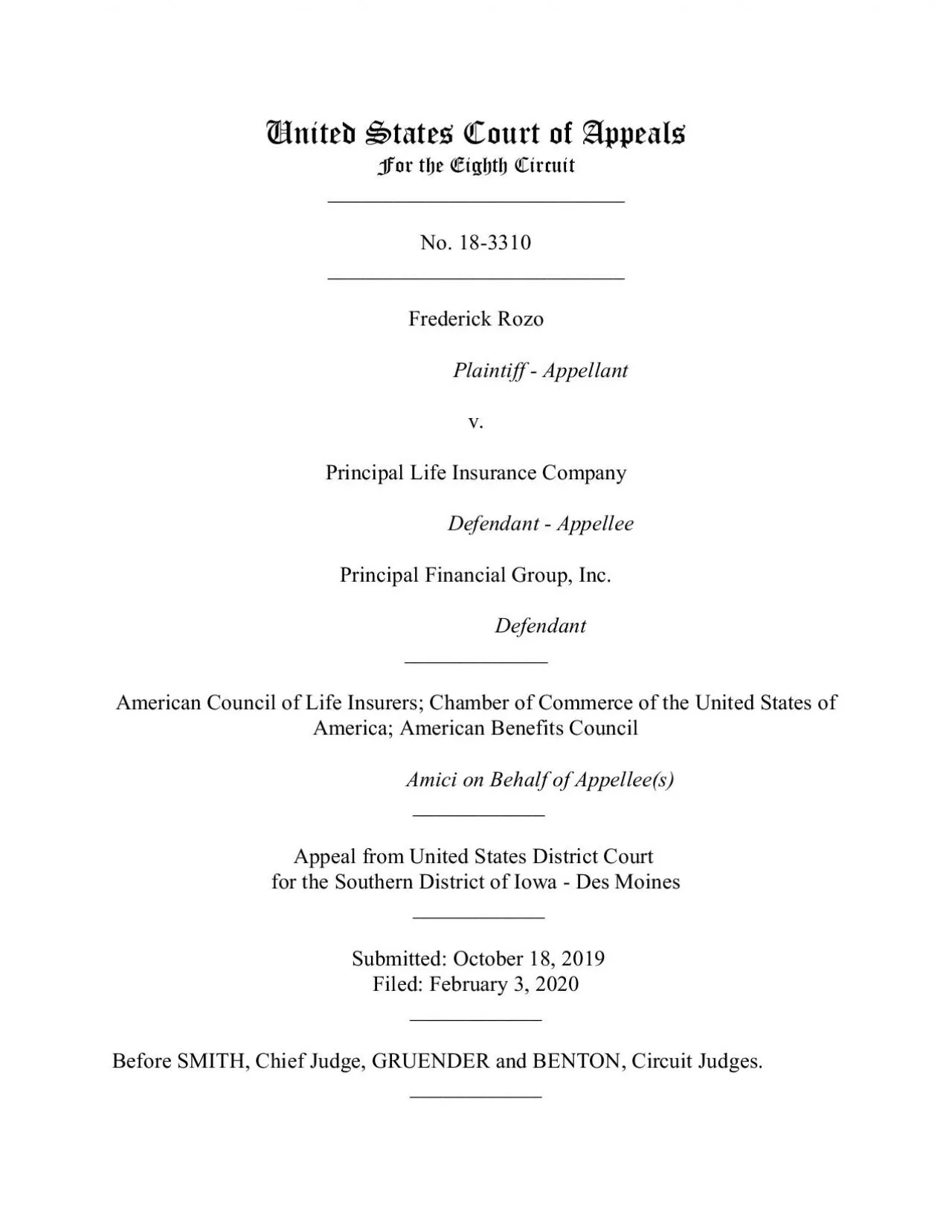 PDF-United States Court of AppealsFor the Eighth Circuit__________________