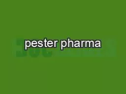 pester pharma