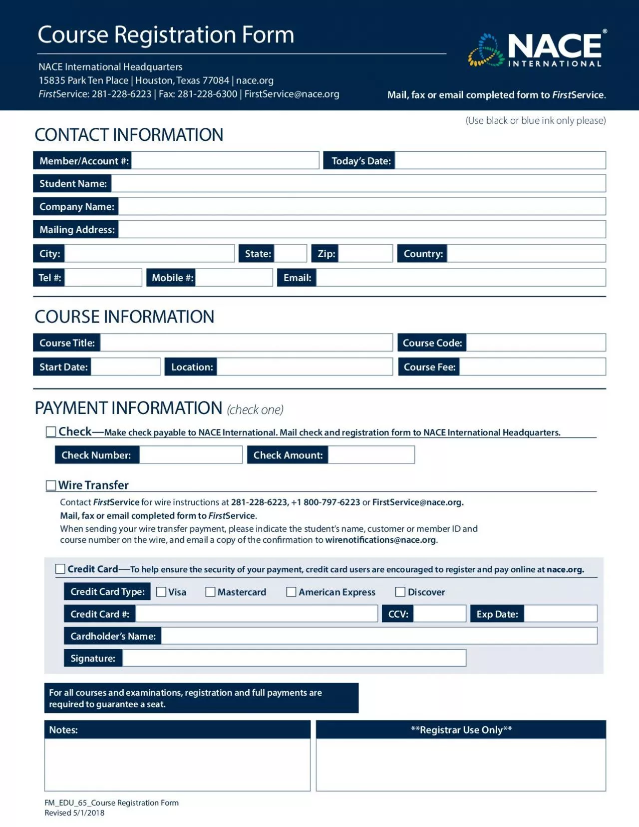 PDF-Member/Account #:Credit Card Type:Student Name:Credit Card #:Check Num