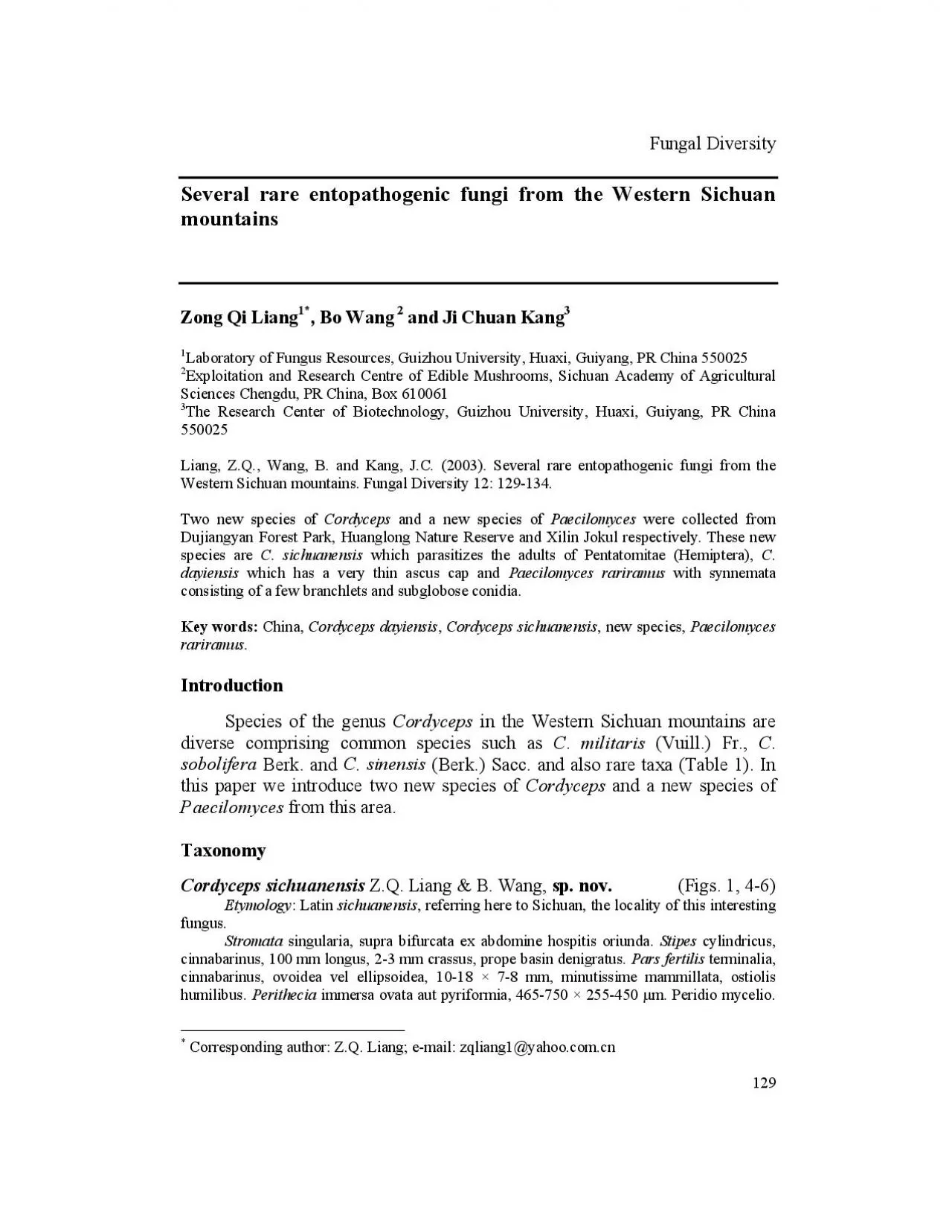 PDF-129 i from the Western Sichuan