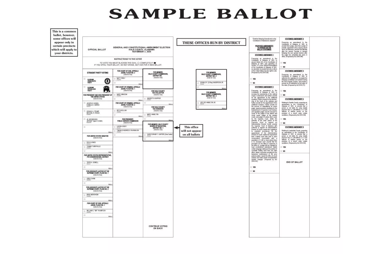 PDF-ABSENTEEBALLOT STYLE-3INSTRUCTIONS TO THE VOTERTO VOTE YOU MUST BLACKE