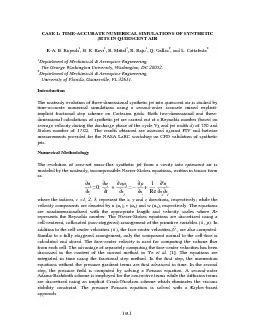 CASE 1: TIME-ACCURATE NUMERICAL SIMULATIONS OF SYNTHETIC JETS IN QUIES