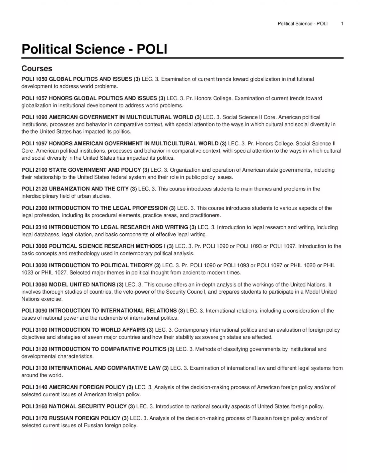 PDF-Political Science - POLI